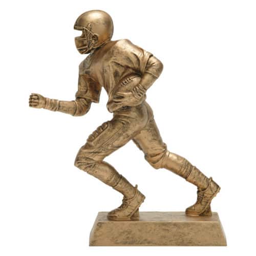 FOOTBALL MOST IMPROVED PLAYER TROPHY ACRYLIC *FREE ENGRAVING* 100-160mm 4 sizes 