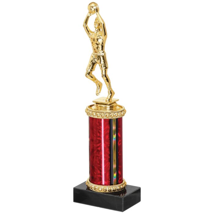 Basketball Trophy - Round Column