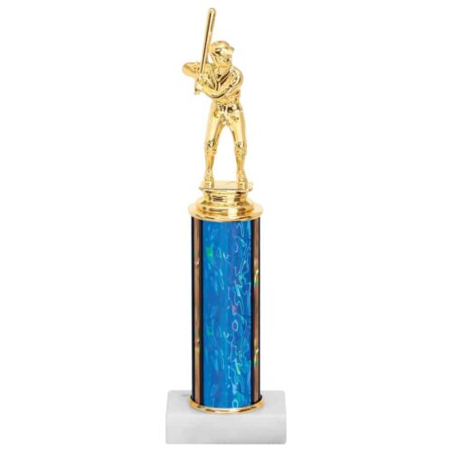 Baseball Trophy with Oval Column