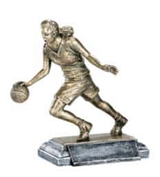 Basketball Female - Dribbler Resin Trophy